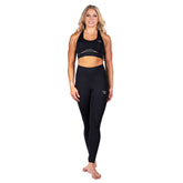 Warrior High Waist Compression Leggings - Black
